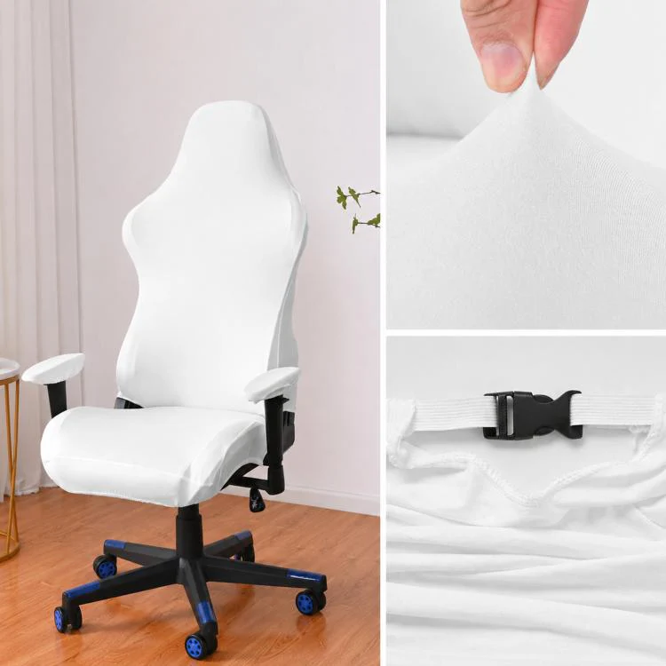 Stretch Gaming Chair Cover Elastic Computer Office Desk Chair Slipcover With Armrest Covers(Dark Brown) - Image 9