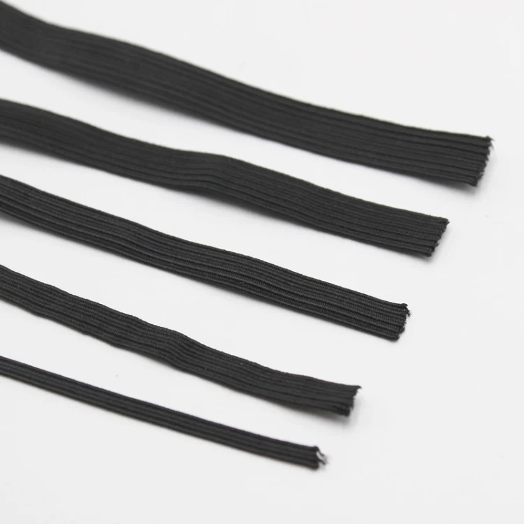 Stretch Rope Clothing Elastic Ribbon Trim Sewing Fabric DIY Garment Accessories, Width:3mm 180 Yards(Black) - Image 3