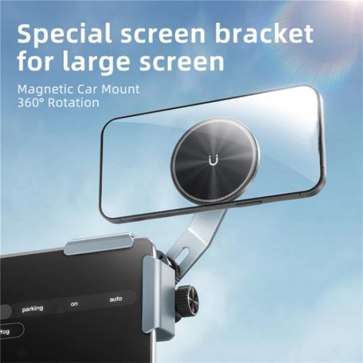 SU7Y Large Display Vehicle Mount Navigation Stand For Tesla Car Screen Magnetic Phone Holder - Image 3