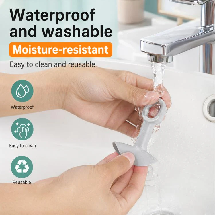 Suction Cup Door Handle Anti-collision Protective Pad, Size:58x41x17mm(Grey) - Image 9