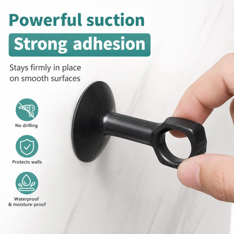 Suction Cup Door Handle Anti-collision Protective Pad, Size:58x41x17mm(White) - Image 7