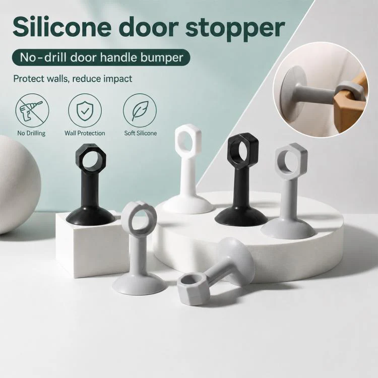 Suction Cup Door Handle Anti-collision Protective Pad, Size:70x47x21mm(White) - Image 3