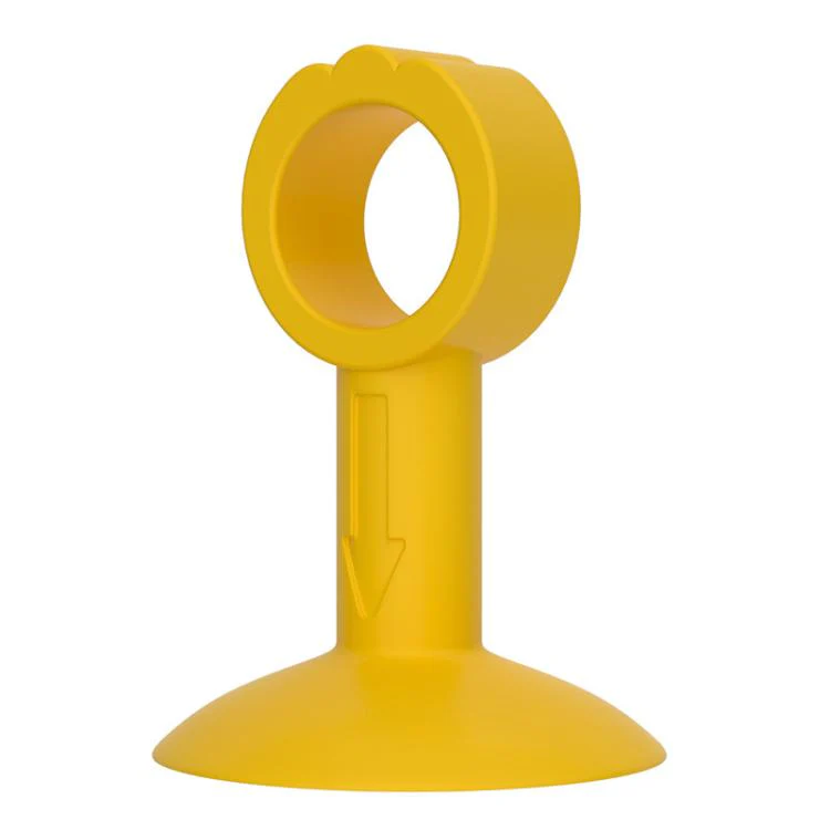 Suction Cup Door Handle Silent Anti-collision Protective Pad(Yellow) - Image 2
