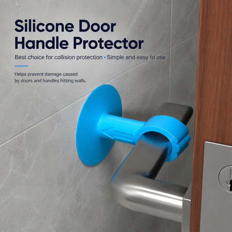 Suction Cup Door Handle Silent Anti-collision Protective Pad(Yellow) - Image 3