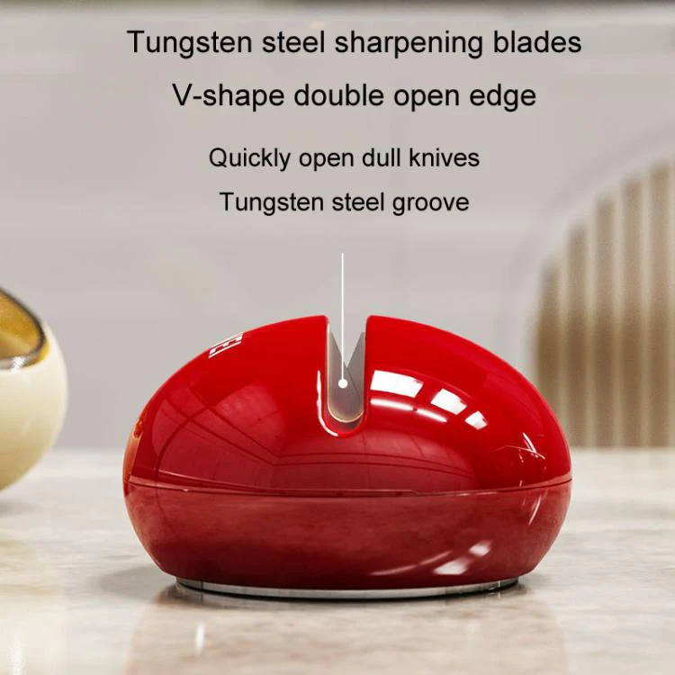 Suction Cup Knife Sharpener Kitchen Household Mini Sharpening Tool Tungsten Steel Quick Sharpening Tool(Cream Color) - Image 5
