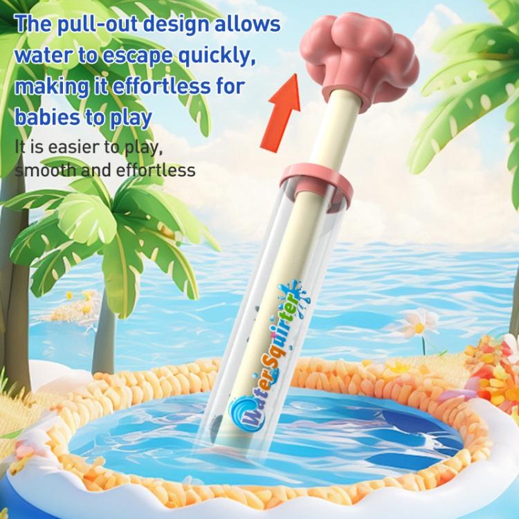 Summer Beach Portable Fireworks Splashing Spray Pull-out Water Gun(Pink) - Image 4