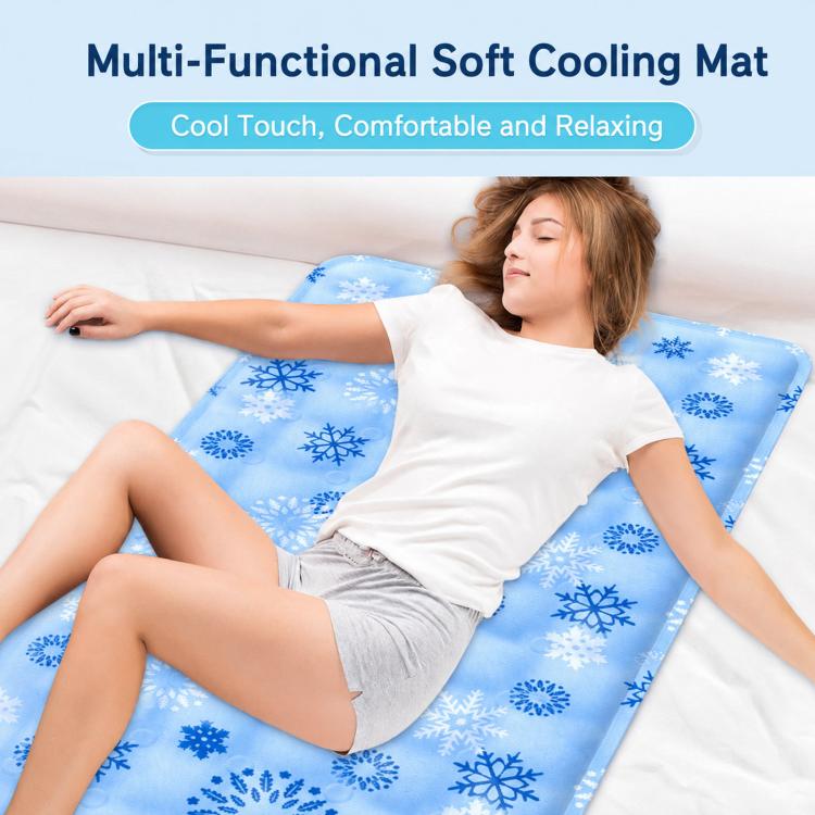 Summer Single Person Cooling Gel Seat Cushion Pressure Activated Cooling Mat, Size: 60x90cm(Whale) - Image 9