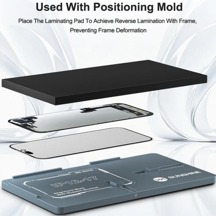 Sunshine 8mm Black Laminating Pad for Sunshine SS-061A Laminating Mold - Image 3