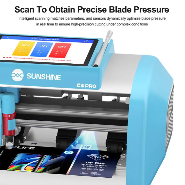 SUNSHINE C4 Pro 13-inch Intelligent High-Hardness Film Cutting Machine, Plug:EU Plug - Image 5