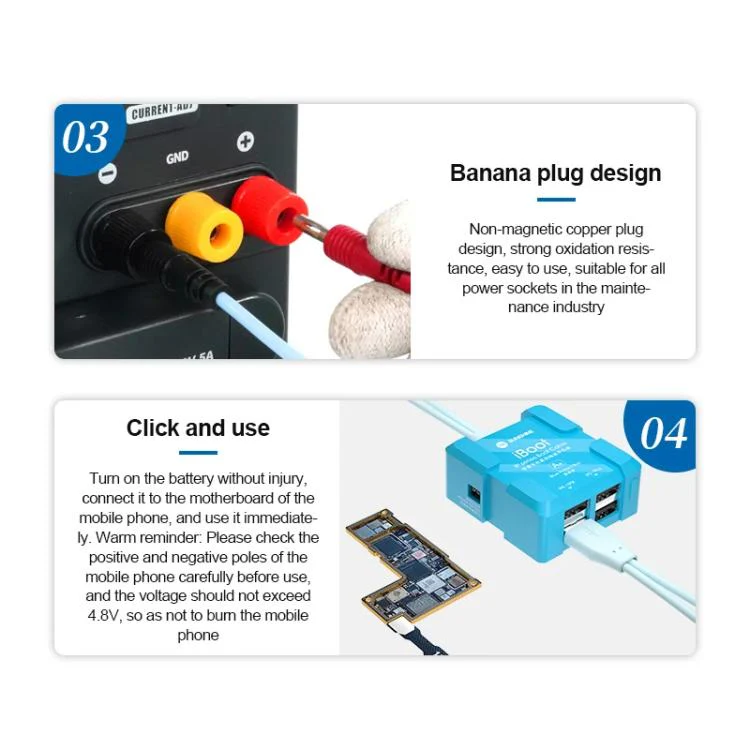 SUNSHINE iBoot A For iPhone Battery Power Supply Test Boot Cable Cell Phone Repair Boot Control Line - Image 10