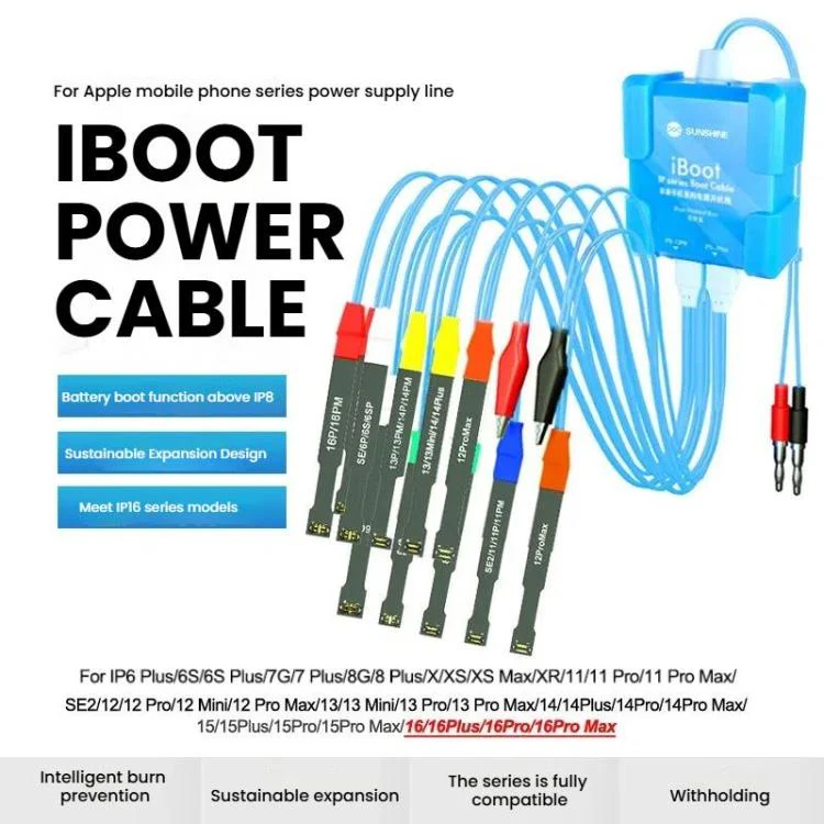 SUNSHINE iBoot A For iPhone Battery Power Supply Test Boot Cable Cell Phone Repair Boot Control Line - Image 3