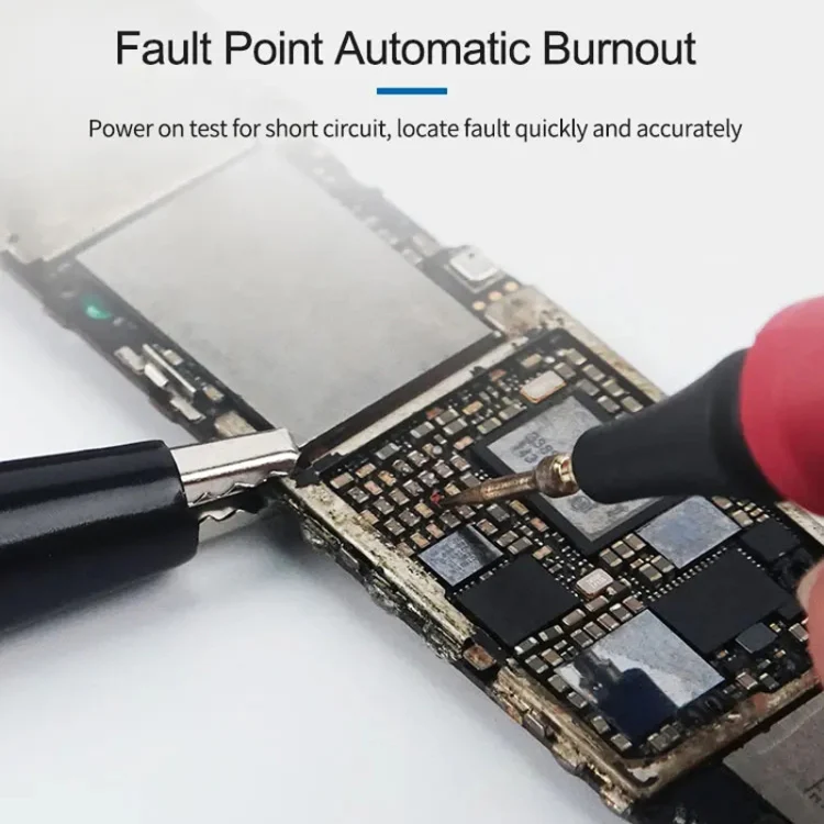 SUNSHINE P-30A Smart Anti-Burning Universal Mobile Phone Component Repair Motherboard Fault Detector, EU Plug - Image 8