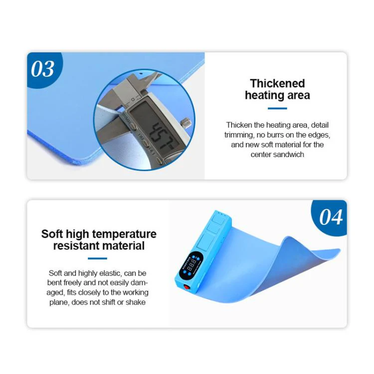 SUNSHINE S-918E LCD Screen Removal Treasure Mobile Phone Repair Heating Pad, EU Plug - Image 7