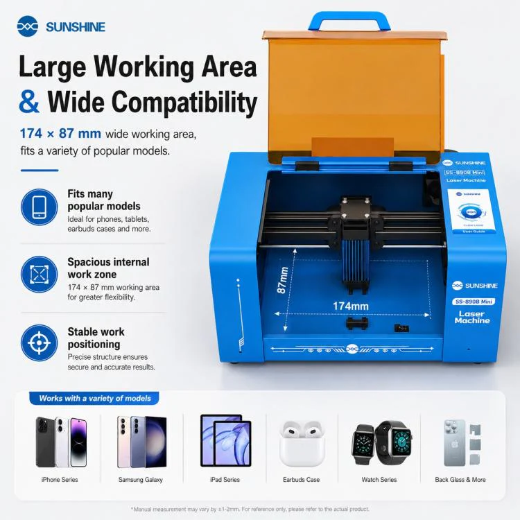 SUNSHINE SS-890B Mini Laser Screen Removal Machine, Plug:AU Plug - Image 6