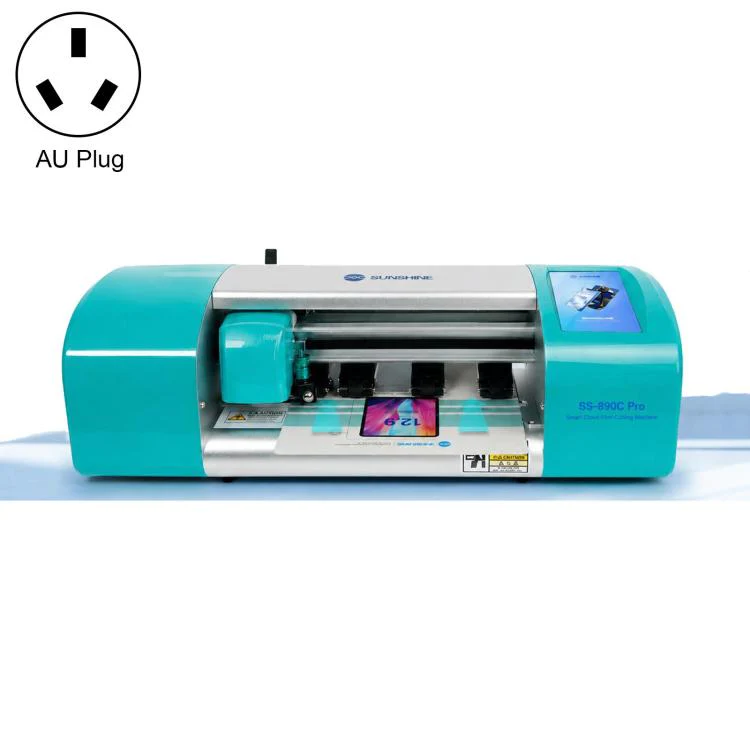 SUNSHINE SS-890C Pro 12.9-inch Flexible Hydrogel Film Dual Intelligent Auto Cutting Machine, Plug:AU Plug