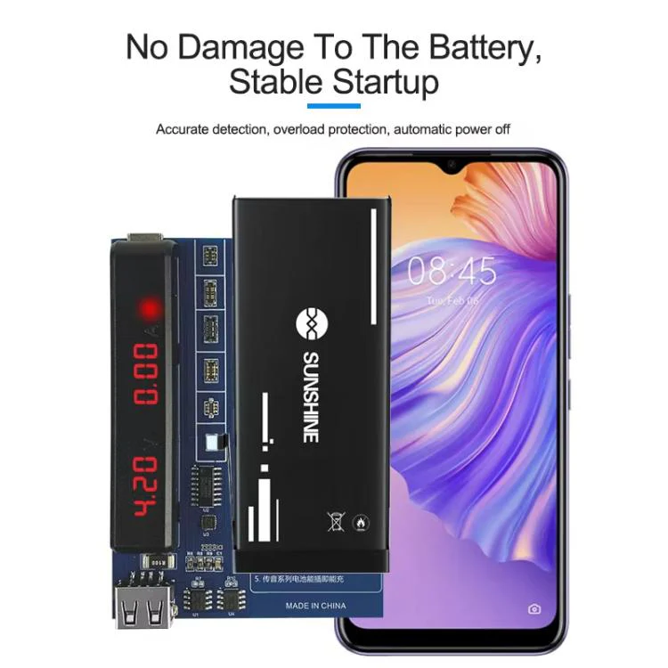 SUNSHINE SS-904B For Transsion Series Battery Charging Digital Display Activation Board Mobile Phone Repair Tool - Image 2
