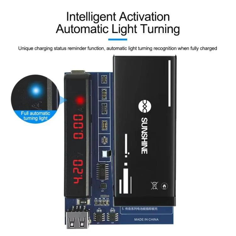 SUNSHINE SS-904B For Transsion Series Battery Charging Digital Display Activation Board Mobile Phone Repair Tool - Image 4