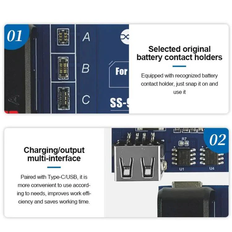 SUNSHINE SS-904B For Transsion Series Battery Charging Digital Display Activation Board Mobile Phone Repair Tool - Image 7