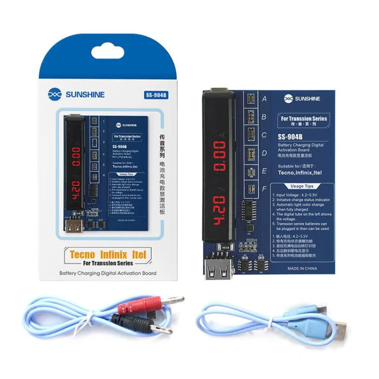 SUNSHINE SS-904B For Transsion Series Battery Charging Digital Display Activation Board Mobile Phone Repair Tool - Image 8