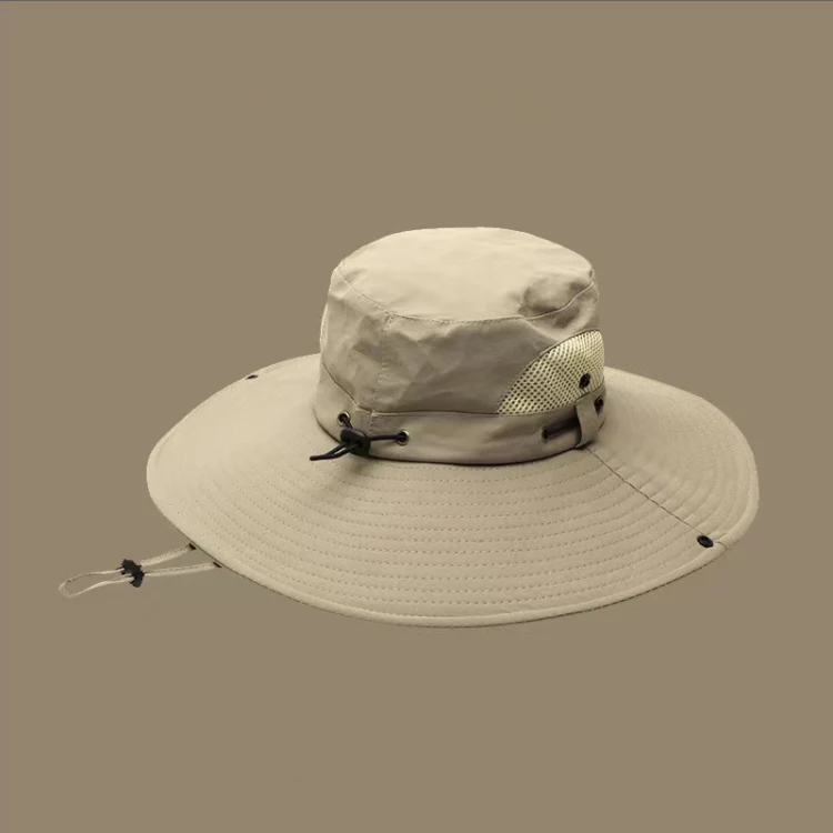 Super Wide Brim Bucket Hat Cowboy Cap Fishing Hat For Men & Women(Black) - Image 3
