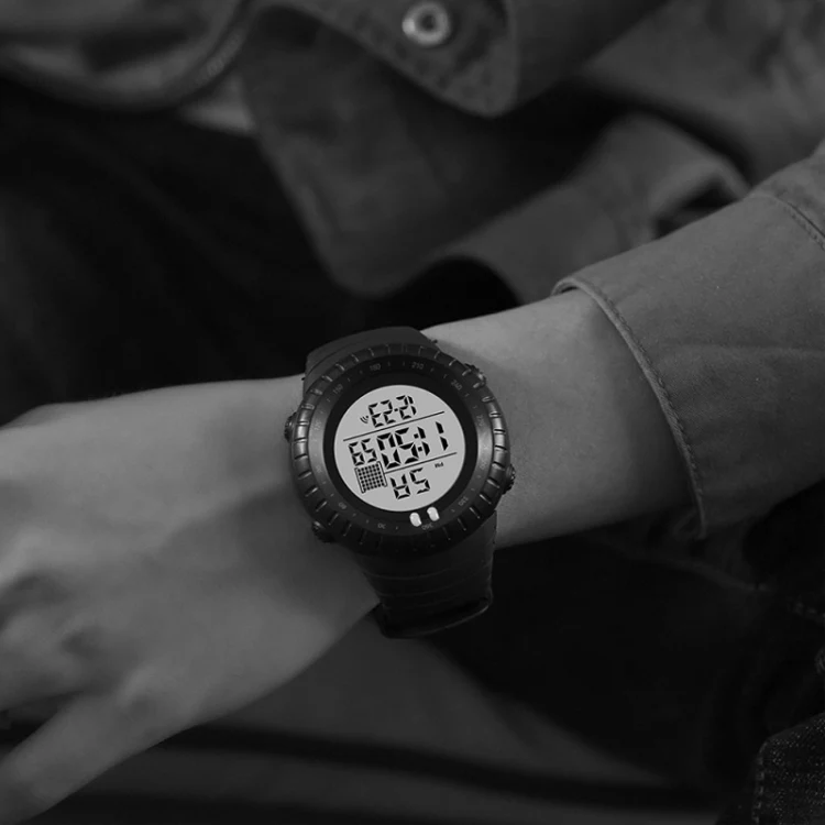 SYNOKE 8209 Multifunctional Sports Swimming Waterproof Luminous Alarm Men Electronic Watch(Black) - Image 6