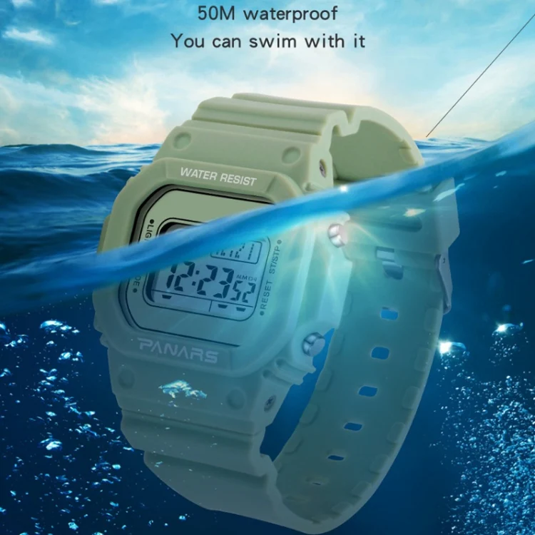 SYNOKE 9620 Couple Sports Plastic Strap Electronic Watch(Broth Green) - Image 5