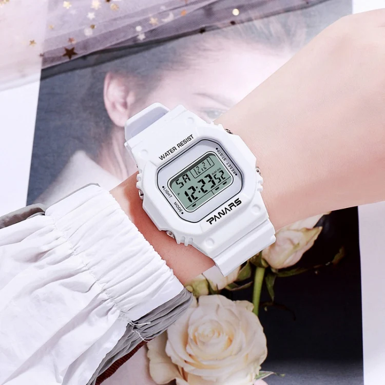 SYNOKE 9620 Couple Sports Plastic Strap Electronic Watch(Broth Green) - Image 7