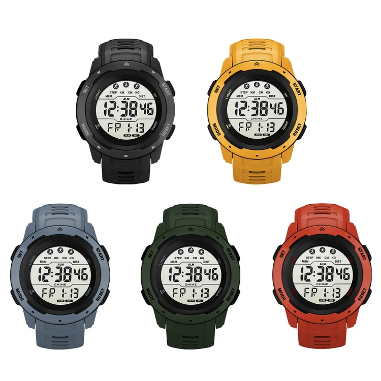 SYNOKE 9811 Luminous Large Screen Outdoor Running Student Watch(Grey) - Image 2