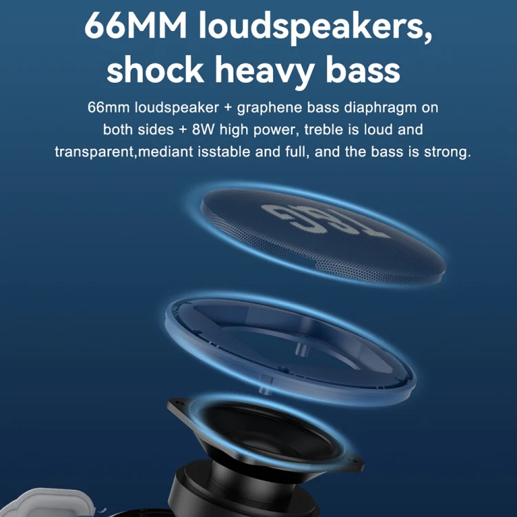 T&G TG376 360 Degree Full Screen LED Light RGB Multicolor Wireless Bluetooth Speaker Subwoofer(Grey) - Image 4