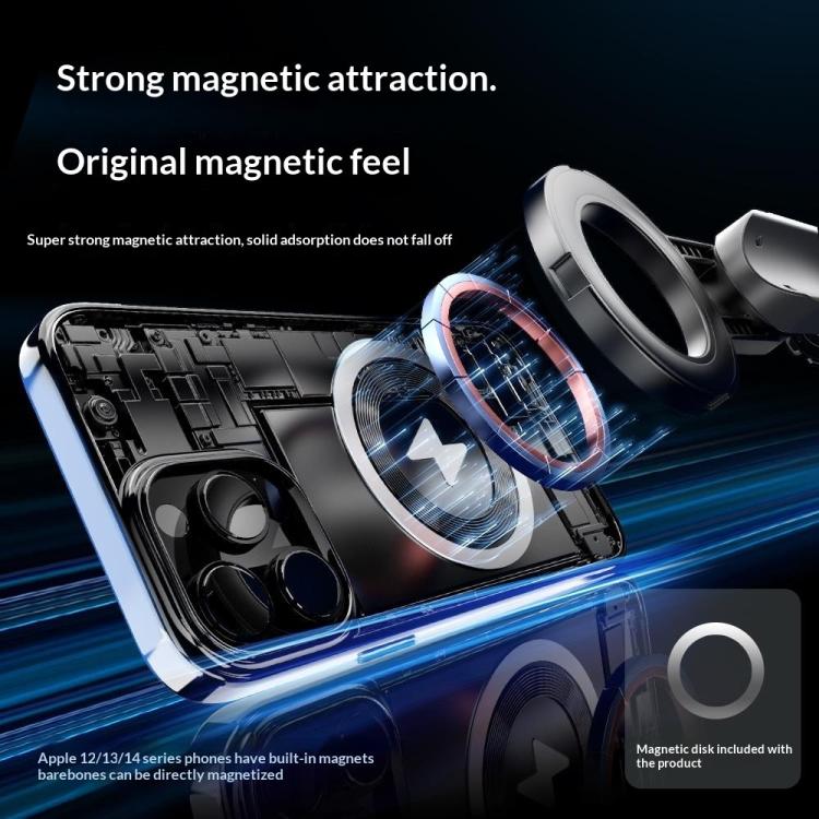 T13Y-C Bluetooth Remote Magnetic Phone Holder Auto Pop-Up Tripod Extendable Selfie Stick(Black) - Image 4