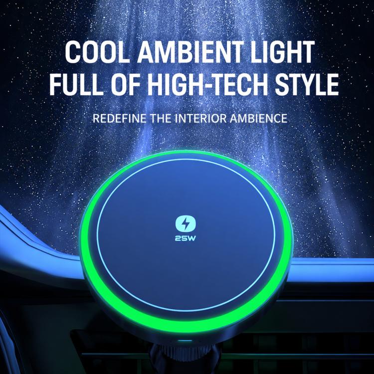 T14 Magnetic Cooling Wireless Fast Charger Car Air Outlet Holder(T14 Air-Cooled Qi 2.2 Certification) - Image 4