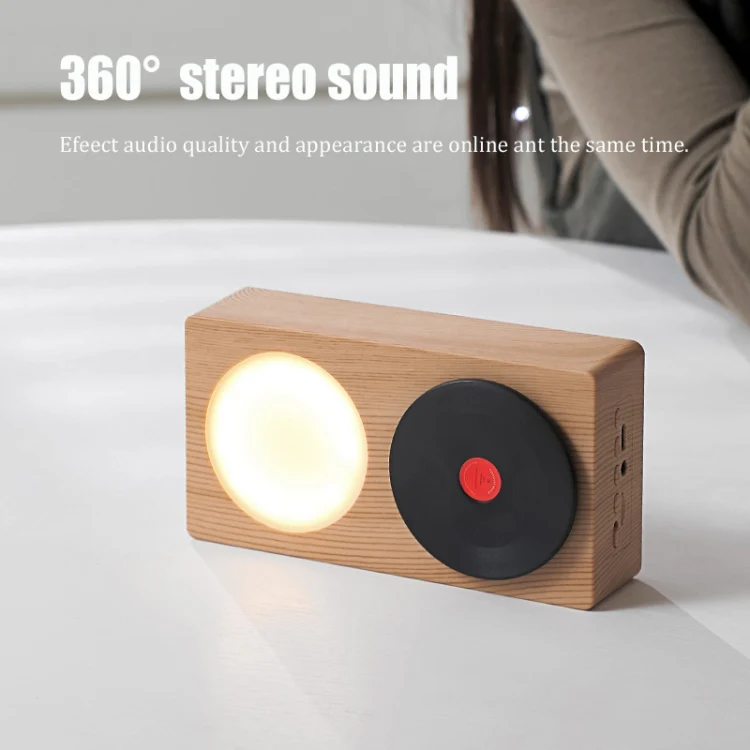 T19 Creative Retro Desktop Wireless Bluetooth Speaker(White) - Image 4