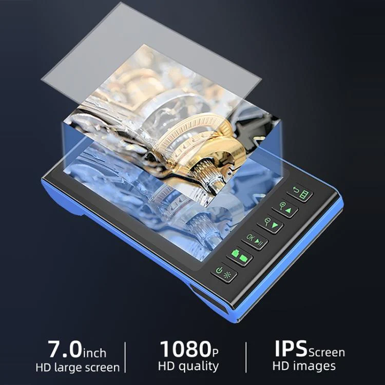 T23 5mm Dual Lenses 7 inch Screen Industrial Endoscope, Spec:10m Tube - Image 4
