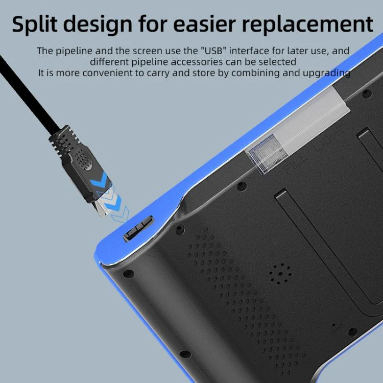 T23 5mm Dual Lenses 7 inch Screen Industrial Endoscope, Spec:10m Tube - Image 7