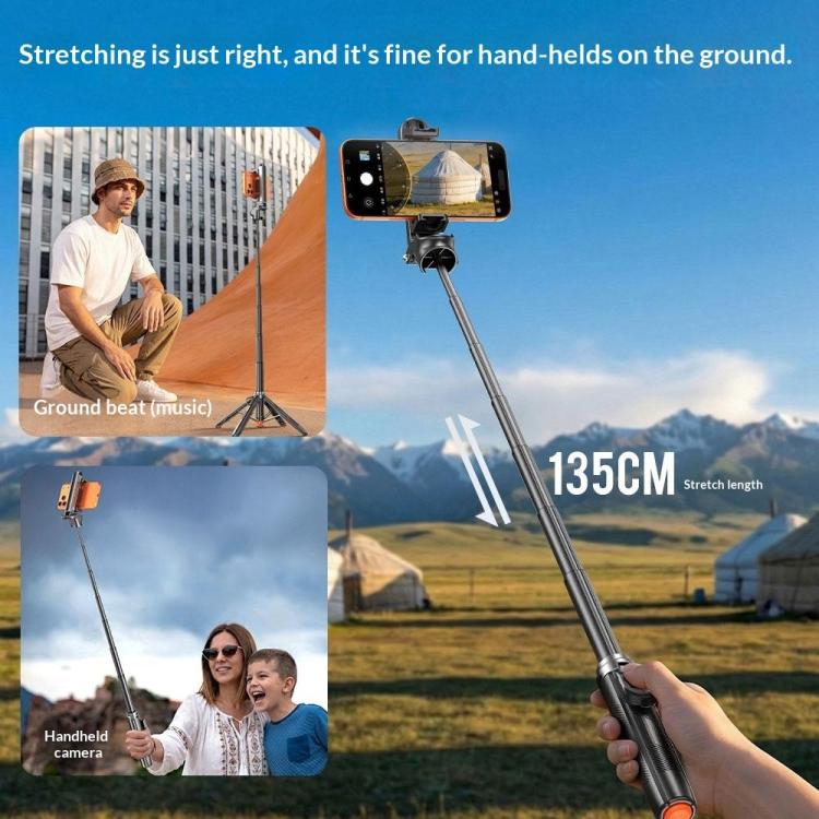 T35 Photography Auto Pop-Up Extendable Tripod Bluetooth Selfie Stick with Remote Control - Image 10