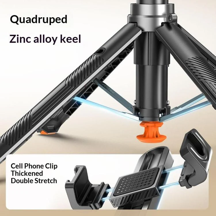T35 Photography Auto Pop-Up Extendable Tripod Bluetooth Selfie Stick with Remote Control - Image 7