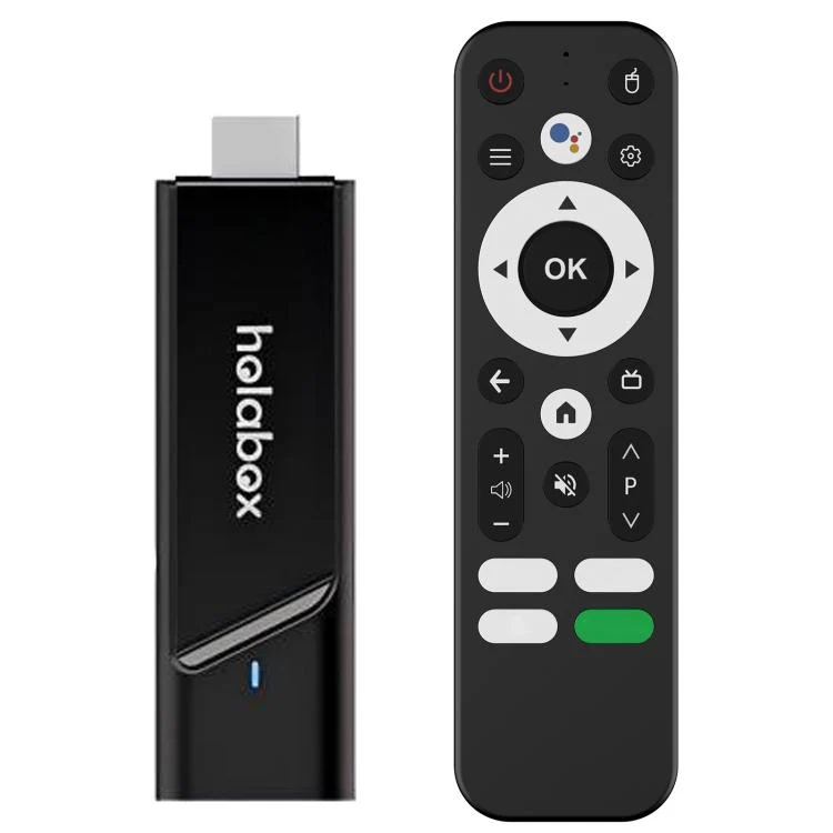 T600 HOLA BOX 4K UHD Android 11 TV Stick Amlogic S905Y4 2GB+16GB, Plug:AU Plug(White Logo)