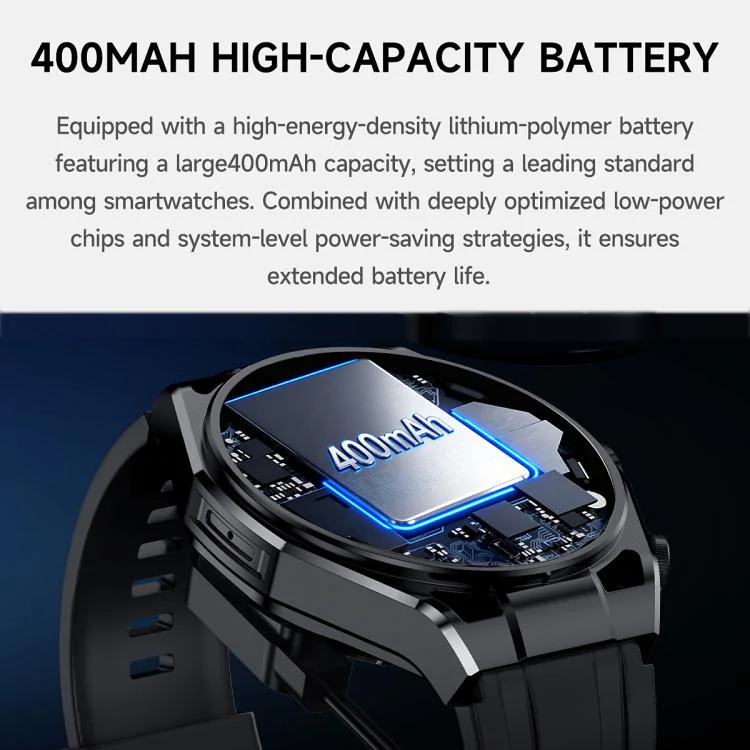 T95E 1.52-inch Display 2-in-1 Smart Sports Watch TWS Bluetooth Earphones(Black) - Image 19