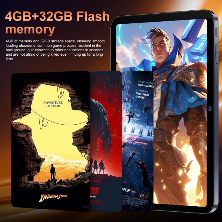 Tab 17 Pro 10.1 inch 4G LTE Tablet PC, 4GB+32GB, Android 10 MTK6755 Octa Core, EU Plug (Silver) - Image 10