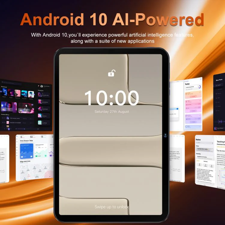 Tab 17 Pro 10.1 inch 4G LTE Tablet PC, 4GB+32GB, Android 10 MTK6755 Octa Core, US Plug (Black) - Image 14