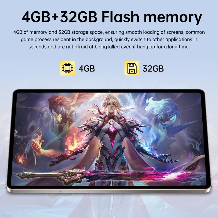Tab S10 Ultra 10.1 inch 4G LTE Tablet PC, 4GB+32GB, Android 10 MTK6755 Octa Core, US Plug (Blue) - Image 9