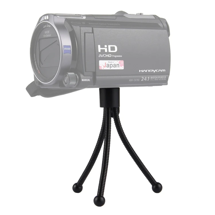 Table Portable Tripod Stand for Digital Cameras, Max Height: 120mm(Black) - Image 6