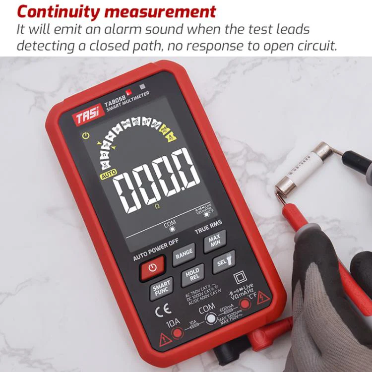 TASI TA805B Rechargeable Large Screen Digital Fully Automatic Smart Multimeter - Image 6