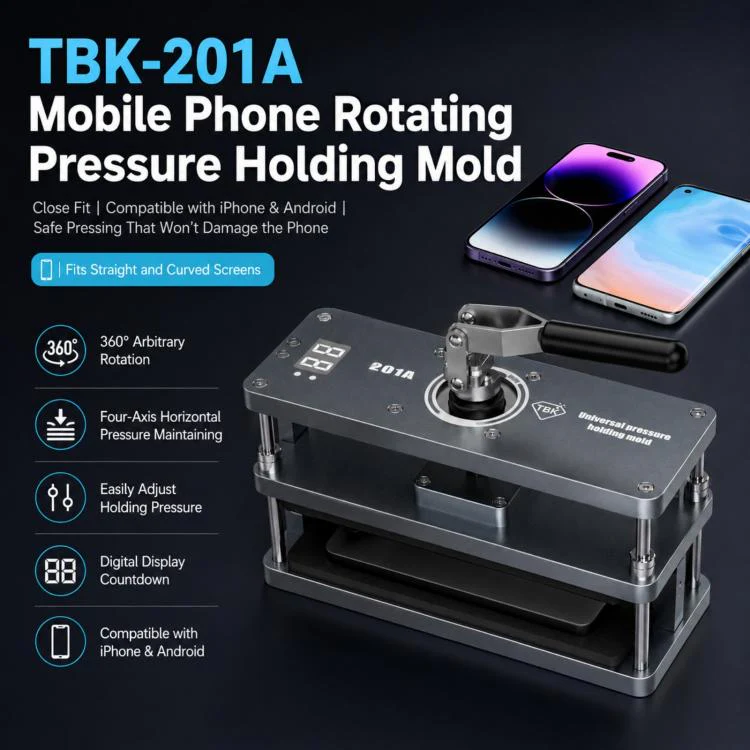 TBK 201A Digital Display Rotation Pressure Holding Mould - Image 5