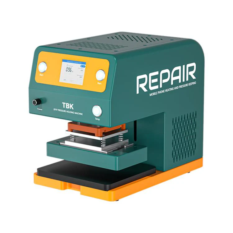 TBK 201P Frame / Screen / Back Cover Pressure Holding Machine with Built-in Vacuum Pump, Plug:US Plug