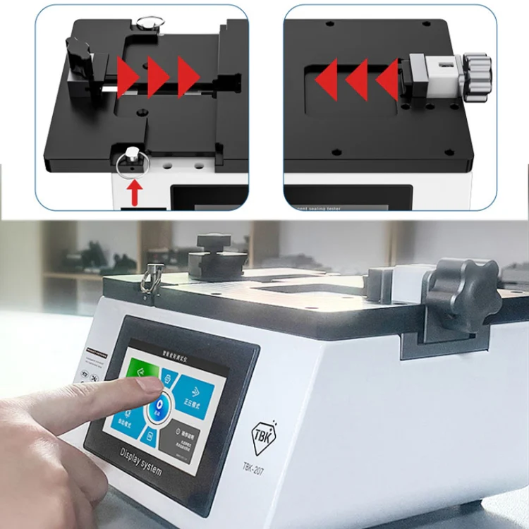 TBK-207 Portable Intelligent Air Tightness Detector Built-in Vacuum Pump(EU Plug) - Image 7