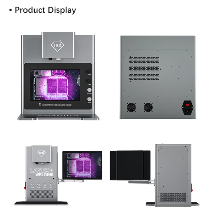TBK 2205 Smart Infrared Laser Thermostatic Welding Machine with HD Camera, Plug:EU Plug(External LCD) - Image 2