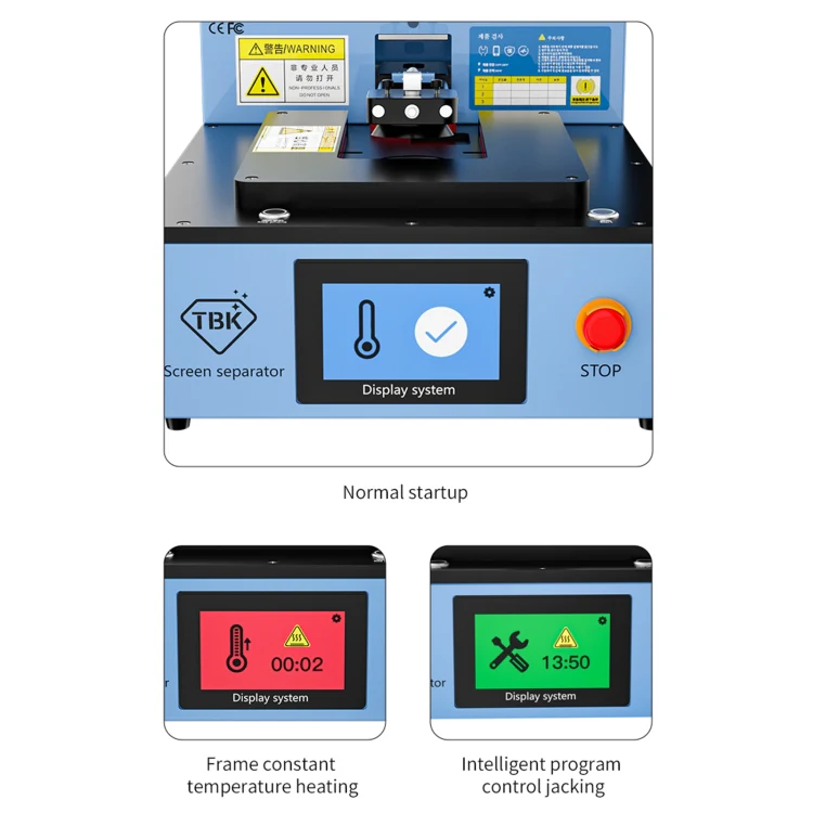TBK 288 Built-in Pump Vacuum Automatic Intelligent Control Screen Removal Tool, UK Plug - Image 8