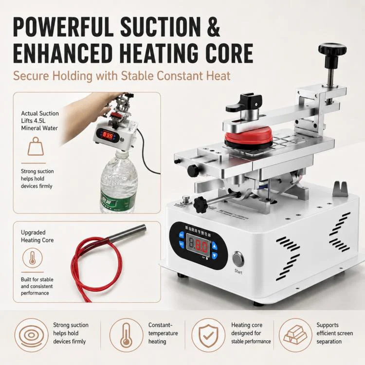 TBK 988C LCD Rotary Separator Middle Frame Remover - Image 7