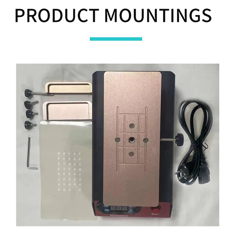 TBK-988Z 7 inch Mobile Phone LCD Separation Built-in Pump Vacuum Manual Separator - Image 6